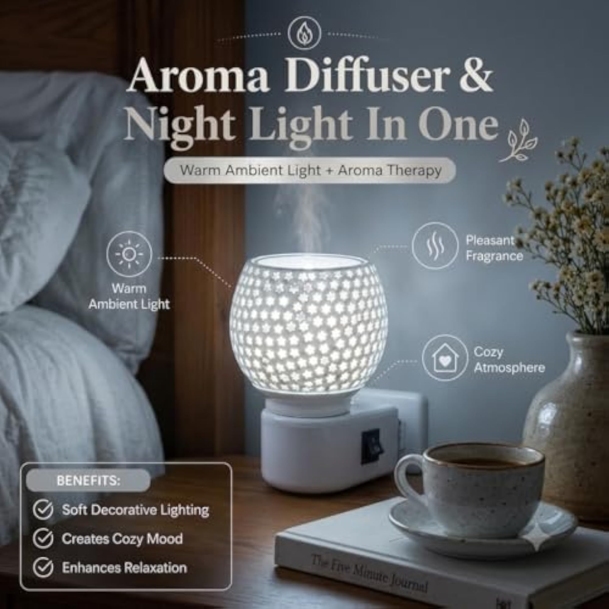 Kapoor Dani Electrical Camphor Diffuser Glass